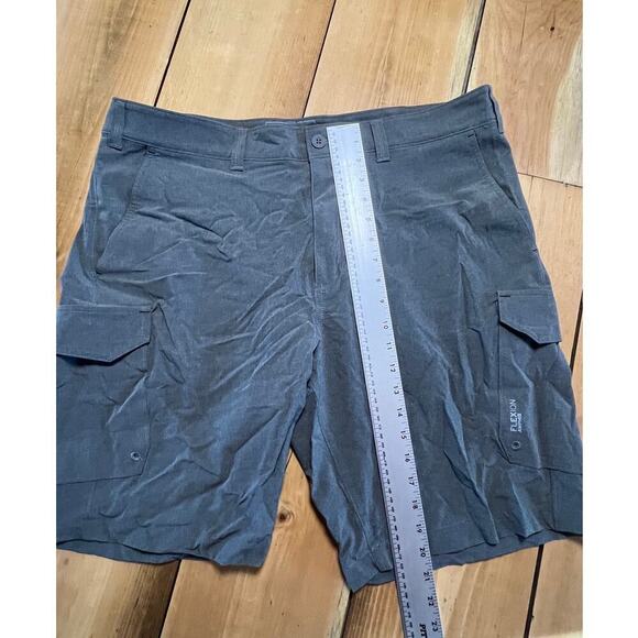 Eddie Bauer Flexion Amphib Shorts Men's 38 grey Zip Pocket Outdoor Cargo - Picture 5 of 6